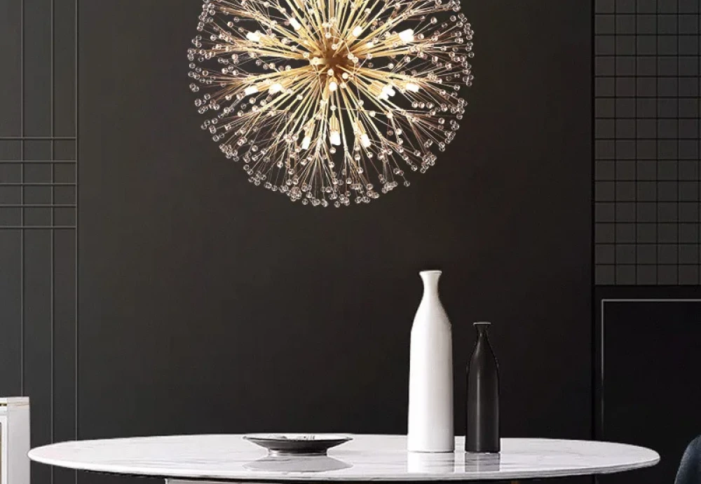 modern crystal flower chandelier