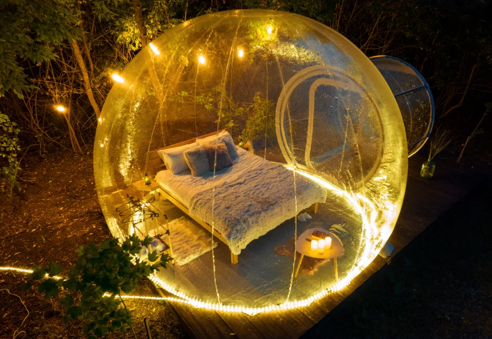 clear bubble tent